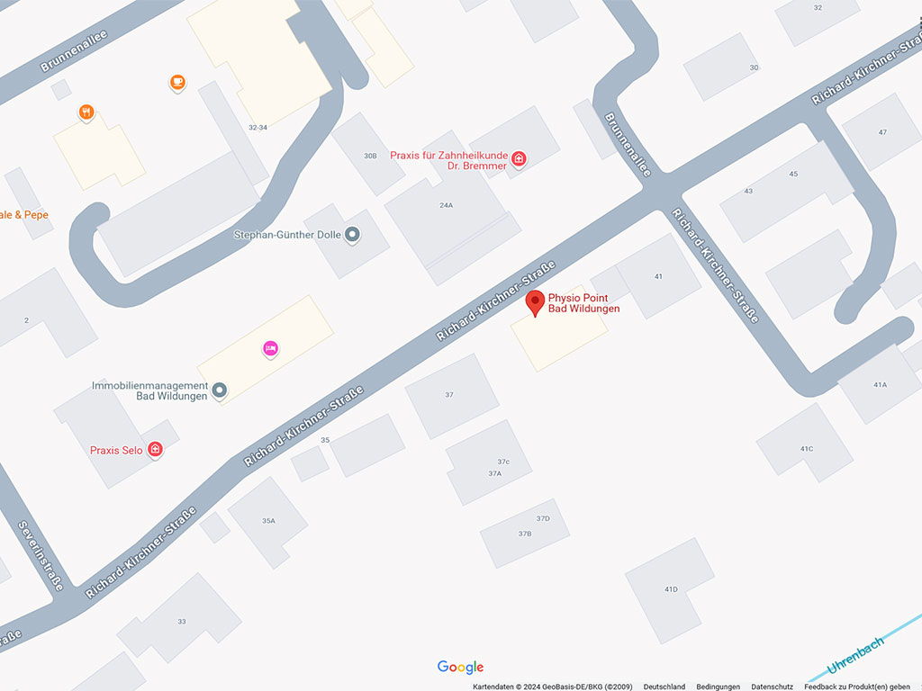 Anfahrt Karte Google Physio Point